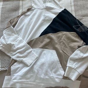 Adidas tri color hoodie